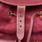 Gucci Bamboo Backpack 003 2058 0016 Purple Suede — view 8