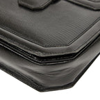 Saint Laurent Logo Black Leather — view 4