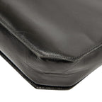 Saint Laurent Logo Black Leather — view 6