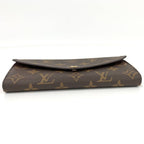 Louis Vuitton Portefeuille Sarah Long Fold Wallet Monogram Coquelicot — view 5