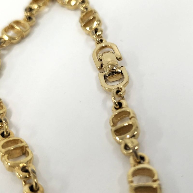 Christian Dior Bracelet CD Logo Gold Plated — view 8