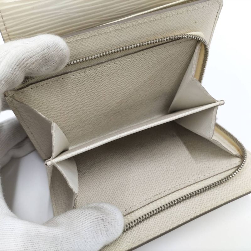 Louis Vuitton Portefeuille Joy Trifold Wallet Epi Ivoire M6658 — view 9