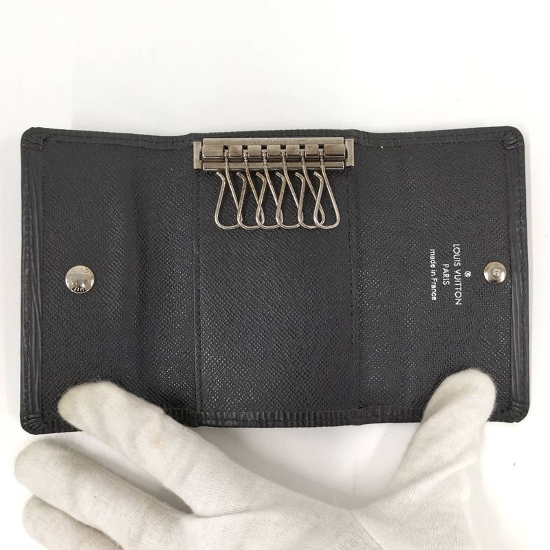 Louis Vuitton Multicles 6 6-Rib Key Case Epi Noir Black — view 2