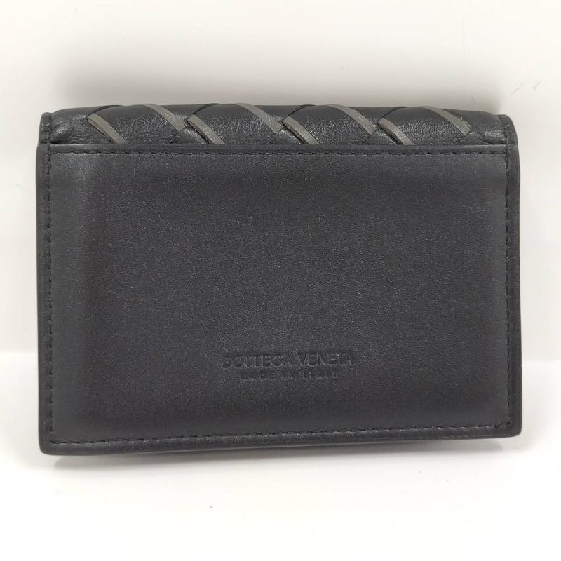 Bottega Veneta Card Case Leather Black — view 4