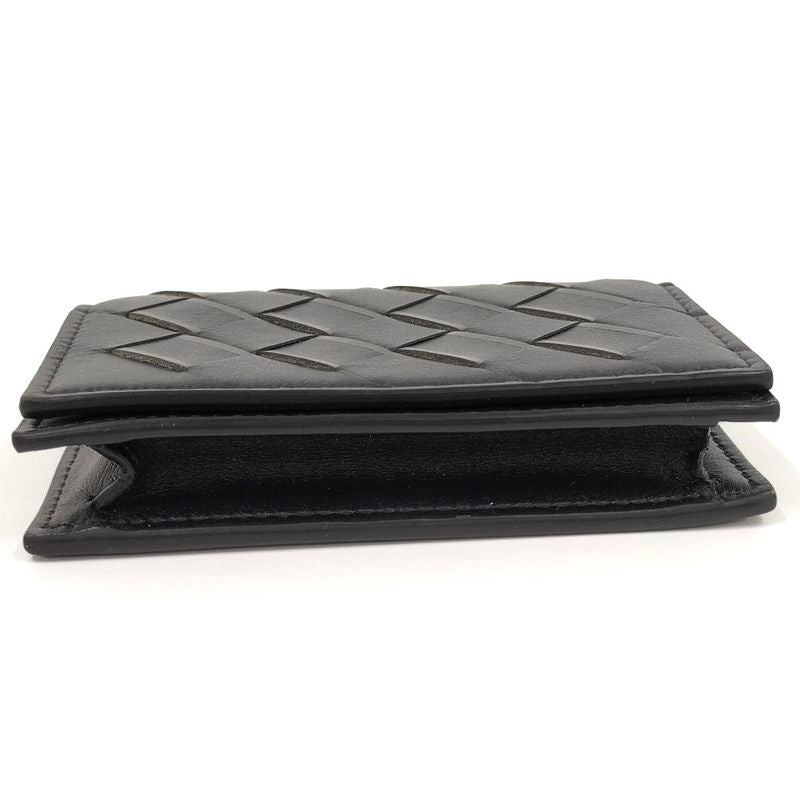 Bottega Veneta Card Case Leather Black — view 6