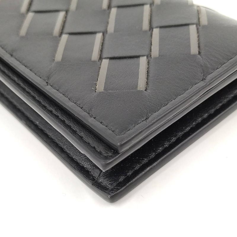 Bottega Veneta Card Case Leather Black — view 5
