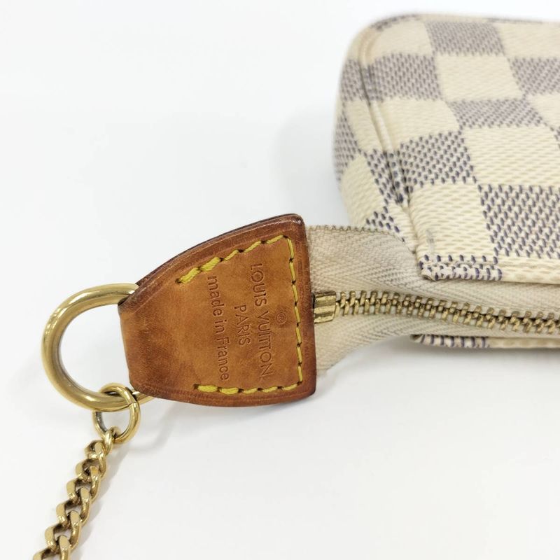 Louis Vuitton Mini Pochette Accessoire Accessory Pouch Damier Azur — view 6