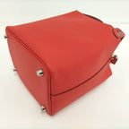 Hermes Picotin Lock Tresage 18 Handbag Epson Leather Rouge Cou Red Engraved — view 5