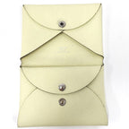 Hermes Calvi Duo Coin Case Vaux Epson Yellow Tone Stamped — view 2