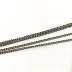 Chanel Necklace Coco Rhinestone Silver Plated 09 — view 6