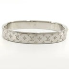 Louis Vuitton Cuff Nanogram Bracelet S Size Plated Gold Silver — view 5