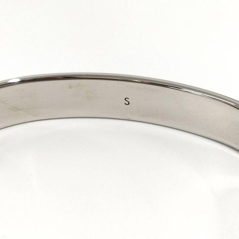 Louis Vuitton Cuff Nanogram Bracelet S Size Plated Gold Silver — view 9