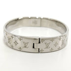 Louis Vuitton Cuff Nanogram Bracelet S Size Plated Gold Silver — view 3