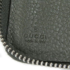 Gucci Leather Jumbo GG Round Zip Long Wallet Organizer — view 8
