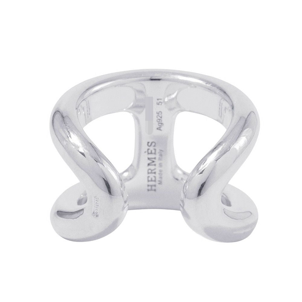 Hermes Ring Osmose GM Silver 51 — view 4