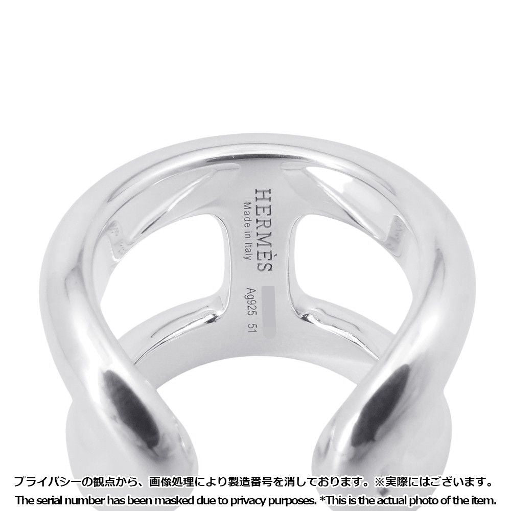 Hermes Ring Osmose GM Silver 51 — view 7