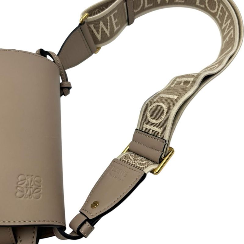 Loewe Mini Bag Gade Dual Shoulder Beige — view 9