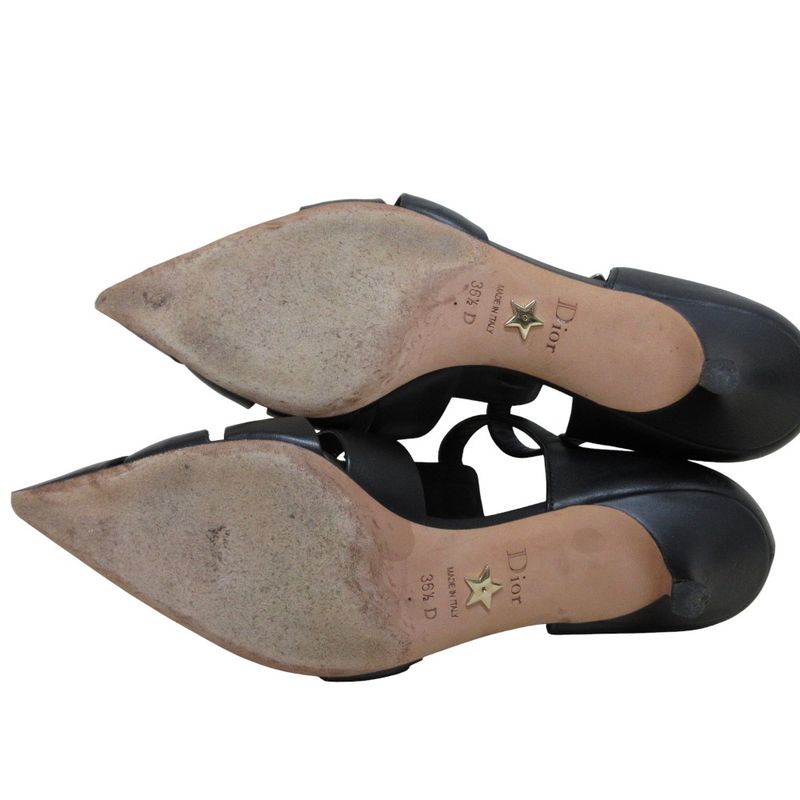 Christian Dior Sauvage Leather Gurkha Sandals 36 1/2 — view 6