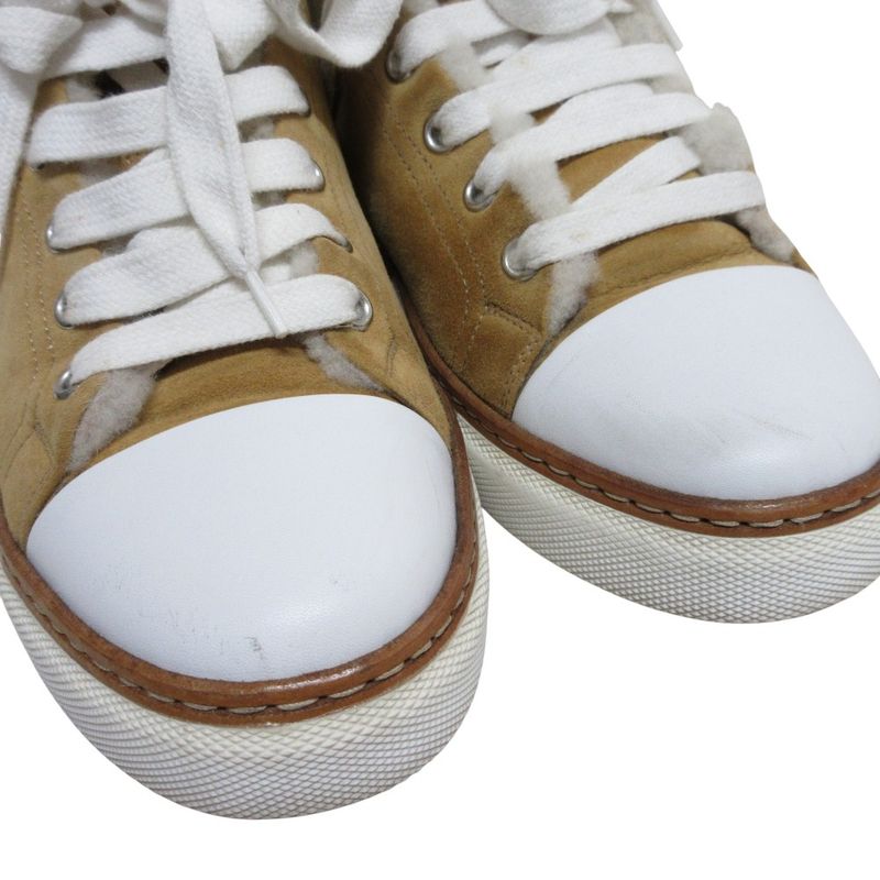 Hermes Jimmy Mouton High Cut Sneakers 36 1/2 — view 7