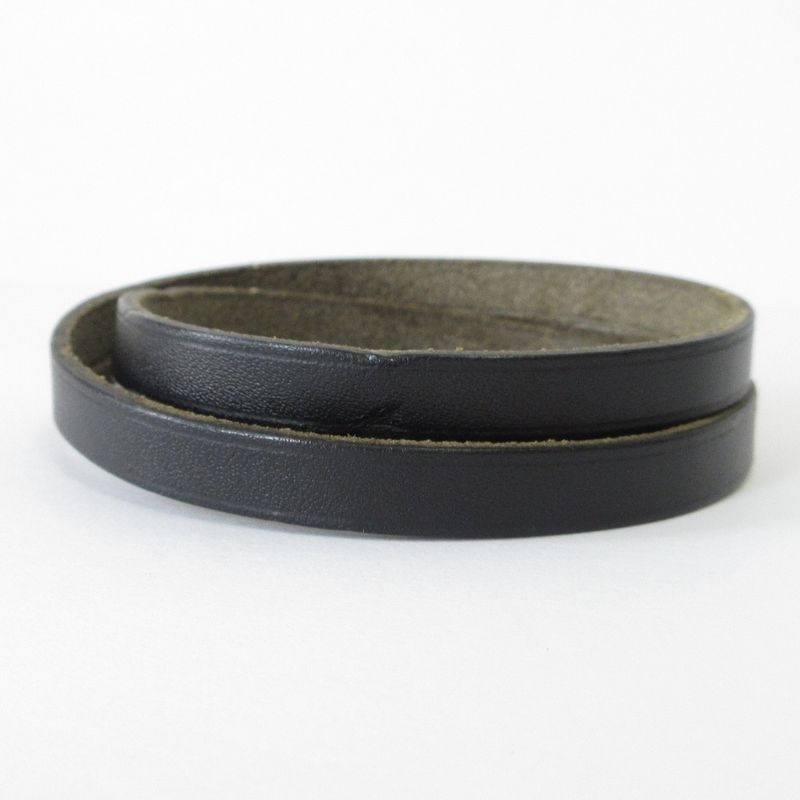 Hermes Api 3 Doubletour 2-Strand Bracelet Box Calf Black Silver Color — view 8