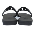 Hermes Aloha Flat Sandals Mules 35 Black — view 5