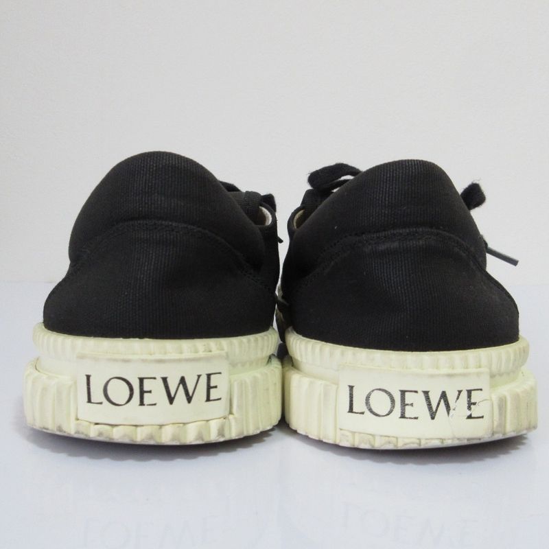 Loewe Anagram Flap Canvas Sneakers 37 — view 6