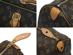 Louis Vuitton Speedy 40 Boston Bag Brown Gold — view 8