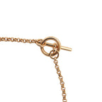 Hermes Exlibris PM 18K Pink Gold And Diamonds Bracelet Diamond Jewelry 0251 — view 7