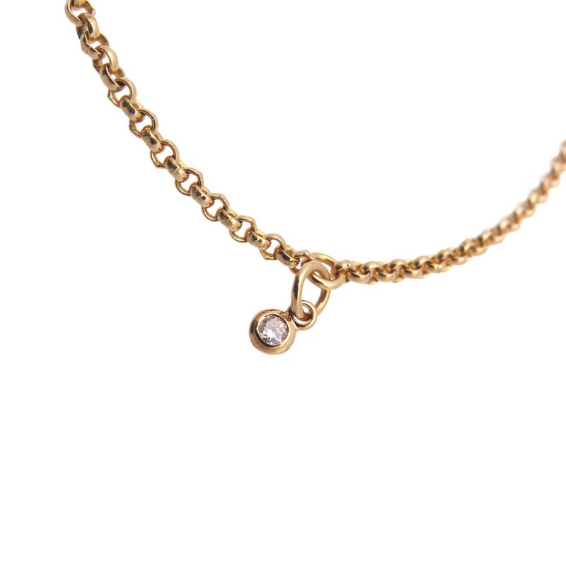 Hermes Exlibris PM 18K Pink Gold And Diamonds Bracelet Diamond Jewelry 0251 — view 5