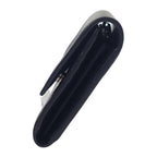 Dior Long Flap Wallet 2 Cdi h00 N Calf Black Silver Hardware — view 3