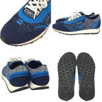 Prada Sneakers 7.5 Size Navy Blue Knit Shoes — view 2