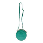 Chanel Patent Leather Round As Earth Chain Shoulder Bag Green — view 2