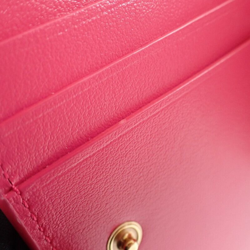 Bottega Veneta Small Wallet Bifold Intrecciato Pink — view 8