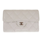 Chanel Medium Classic Flap Wallet Ap0232 10601 Bifold Caviar Leather — view 2