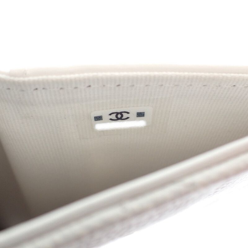 Chanel Medium Classic Flap Wallet Ap0232 10601 Bifold Caviar Leather — view 6