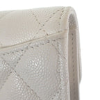 Chanel Medium Classic Flap Wallet Ap0232 10601 Bifold Caviar Leather — view 9