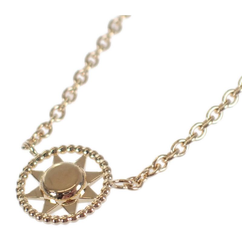Christian Dior Rose Devan Necklace 18K Yellow — view 4