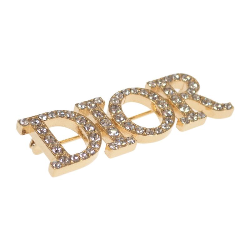 Christian Dior Dioevolution V0454 Dvocy d301 Brooch Metal Rhinestone — view 3