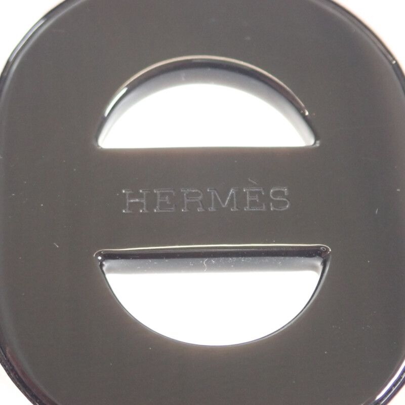 Hermes Fidelio Villages GM Large Necklace Buffalo Horn Lacquerwood Pink — view 6