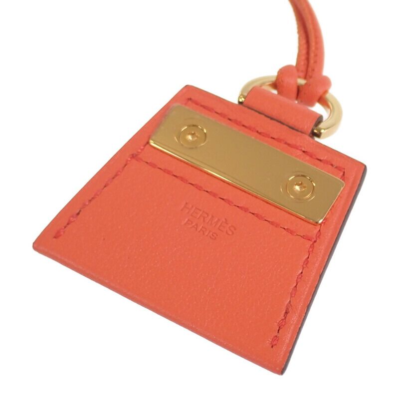Hermes Monpty Kelly PM Necklace Swift Oranje Poppy Orange — view 4