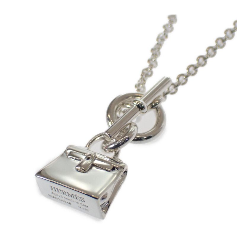 Hermes Amulet Kelly B00 Necklace Silver 925 — view 3
