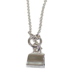 Hermes Amulet Kelly B00 Necklace Silver 925 — view 4