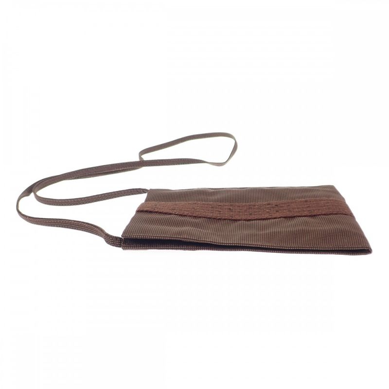 Hermes Her Line Pochette Shoulder Bag Canvas Brown — view 3