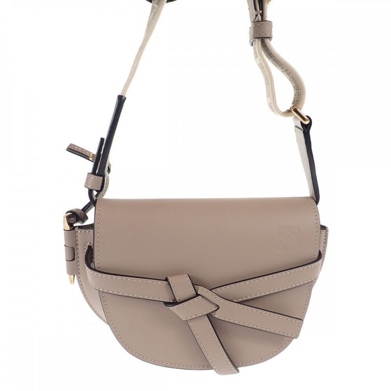 Loewe Gate Dual Bag Mini A650 N46 X13 Shoulder Soft Calfskin Sand — view 2