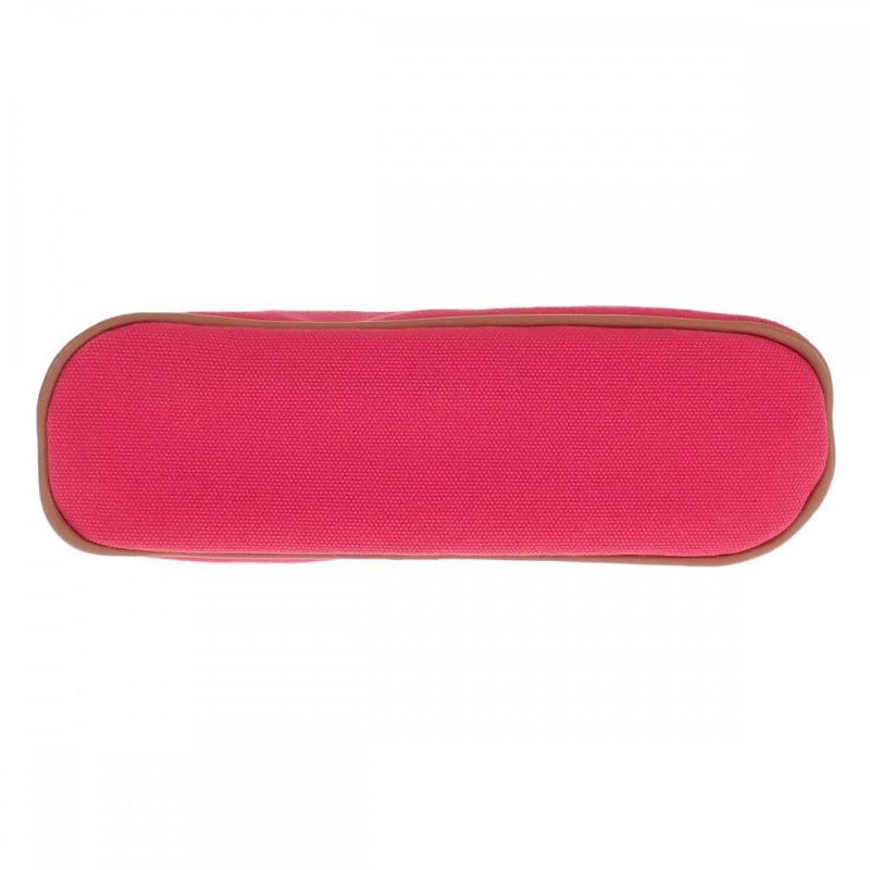 Hermes Bolide Mini 20 Pouch Canvas Leather Pink — view 5