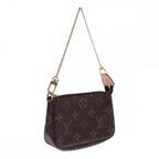 Louis Vuitton Mini Pochette Accessoire Monogram Pouch Brown — view 2