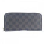Louis Vuitton Zippy Wallet Vertical Damier Graphite Long Black — view 2