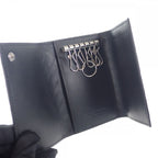 Bottega Veneta key Case Intrecciato Nero Black — view 5