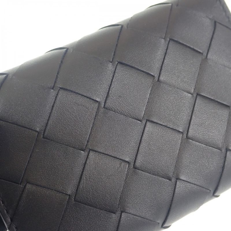 Bottega Veneta key Case Intrecciato Nero Black — view 7