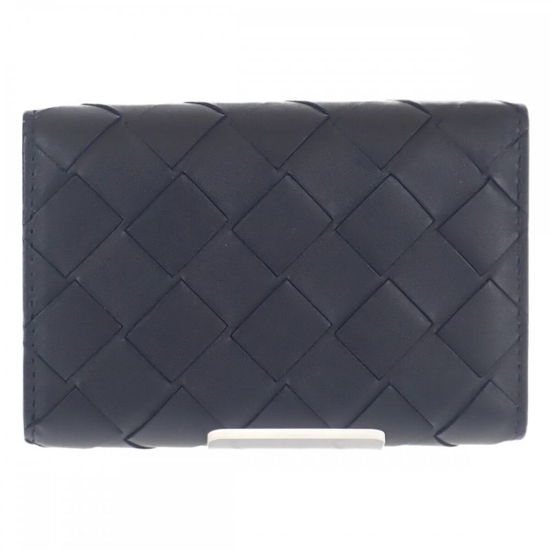 Bottega Veneta key Case Intrecciato Nero Black — view 3